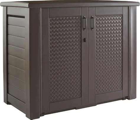 Rubbermaid Grande armoire de rangement décorative pour terrasse