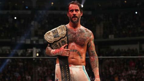 Cm Punk Reveals Real Aew World Championship Title Match Next Week