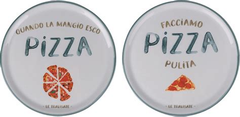 Villa Deste Home Tivoli Lot De Assiettes Pizza En Porcelaine