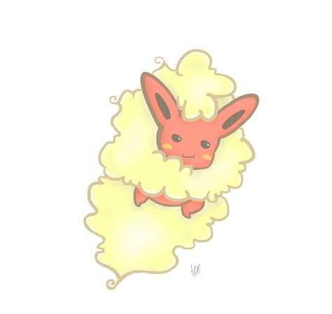 Flareon Chibi By Honeypastel28 On Deviantart