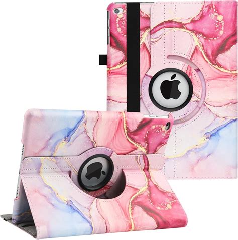 Newraturner Case For Ipad 234 Case 360 Degree Rotating Stand Smart Case