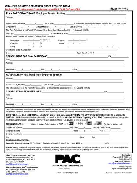 Printable Qdro Forms Complete With Ease Airslate Signnow