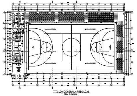 The Basketball Playground Derived In This Autocad Drawing File