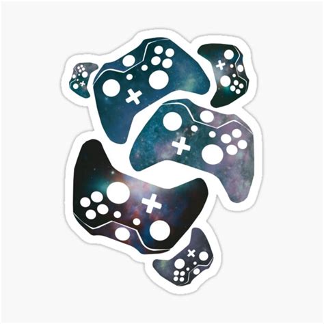 Galaxy Xbox Sticker For Sale By Kpulos Redbubble