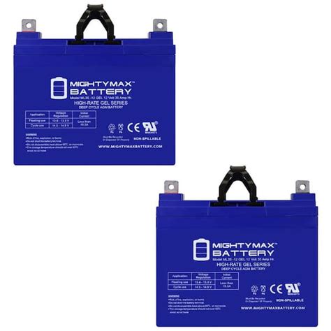 Mighty Max Battery 12v 35ah Gel Nb Replacement Battery Compatible With Scooter Pride Mobility