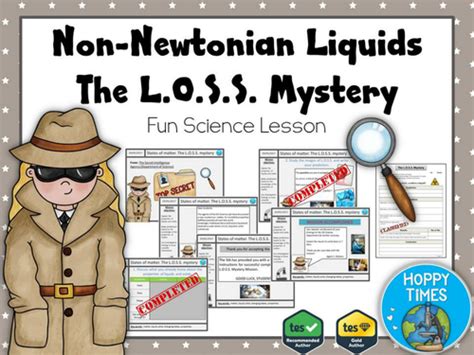 FUN Non Newtonian Fluid Lesson (States of Matter) | Teaching Resources