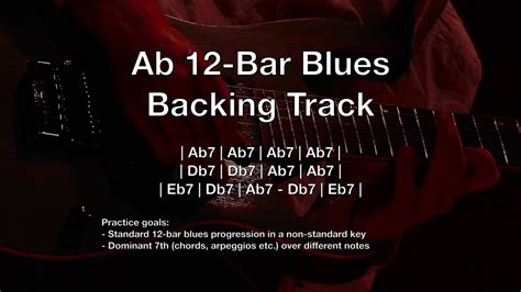 Ab 12 Bar Blues Backing Track YouTube