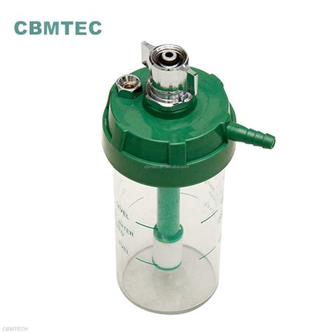 Disposable Oxygen Humidifier Bottle 500ml Cbm Technologies