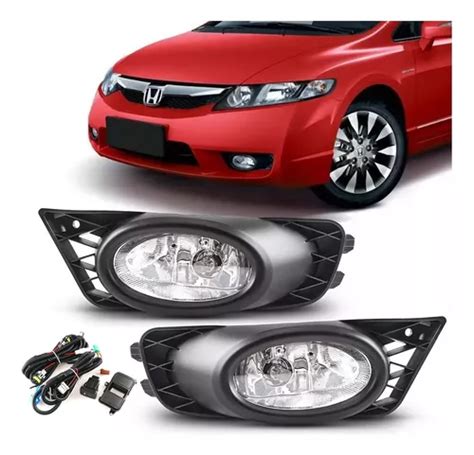 Faros Niebla Civic Puertas Kit Completo Meses Sin