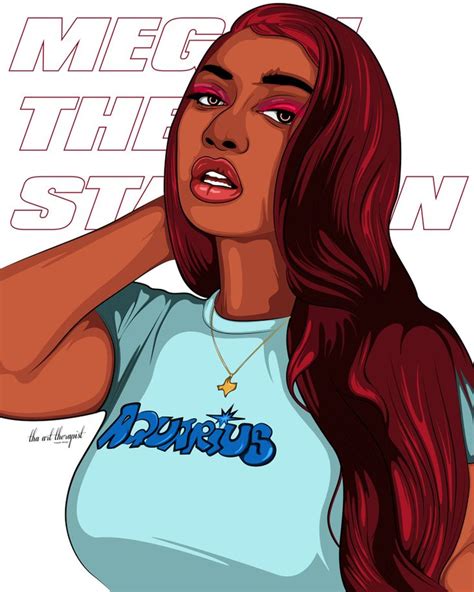 Megan Thee Stallion Drawing Np