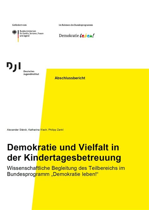 Abschlussbericht Demokratie Kita Vielfalt Mediathek