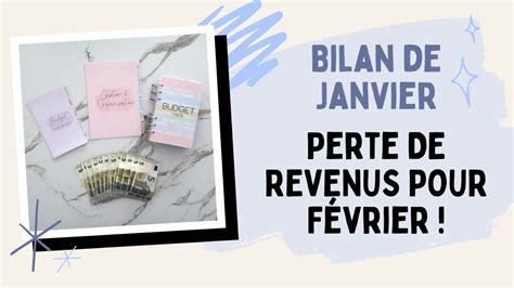 ENVELOPPES BUDGET BILAN DE JANVIER BUDGET REMPLISSAGE Février