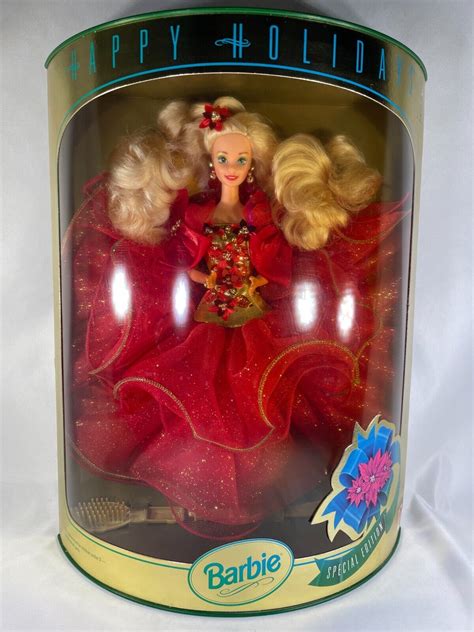 Rare Barbie Happy Holidays Special Edition Doll Nrfb Factory