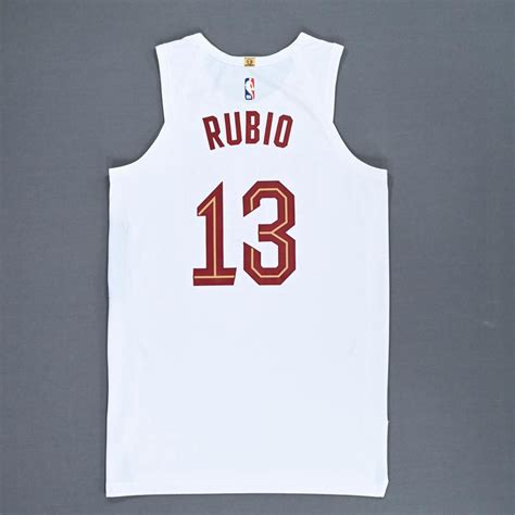 Ricky Rubio Cleveland Cavaliers Game Worn Association Edition