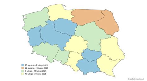 Ferie Zimowe 2025 Terminy I Mapa Outdoor Magazyn