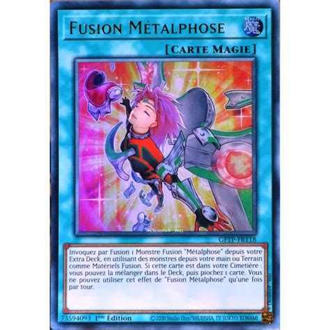 Carte Yu Gi Oh Gftp Fr Fusion M Talphose Ultra Rare Neuf Fr