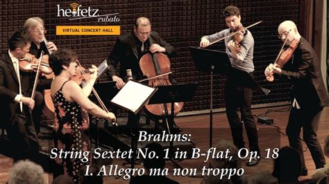 Brahms String Sextet In B Flat Op 18 I M Martin Tong N Cords Cohen Mark F