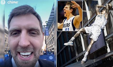 Dirk Nowitzki is immortalized with a STATUE of his trademark fadeaway ...