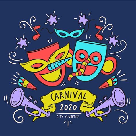 Free Vector Hand Drawn Carnival