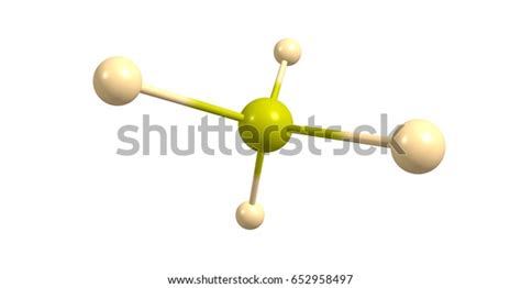 Sulfur Tetrafluoride Chemical Compound Formula Sf4 Stock Illustration