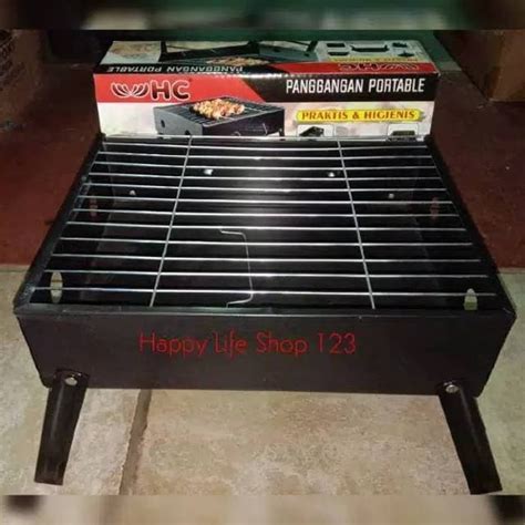 Jual Alat Bakar Panggangan Bbq Hc Portable Bakaran Lipat Sate Arang