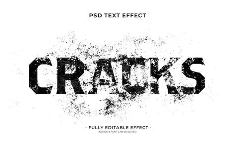 Efecto De Texto Oxidado Grunge Archivo PSD Premium