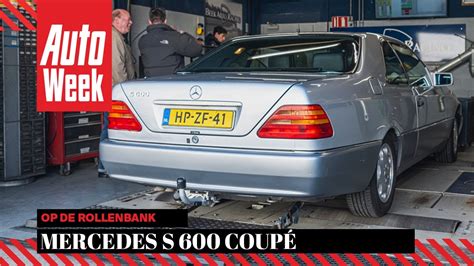 Mercedes Benz S Coup Op De Rollenbank Youtube