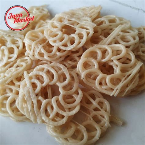 Jual Kerupuk Keriting Kecil Mentah Krupuk Mawar Putih Rasa Bawang Enak