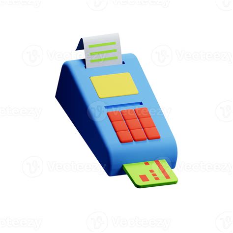 3d Illustration Payment Machine 40502018 Png