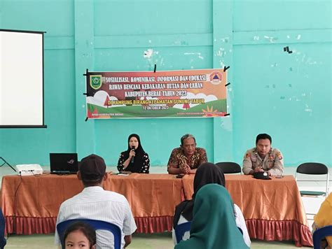 Sosialisasi Rawan Bencana Kebakaran Hutan Dan Lahan Di Kampung Birang