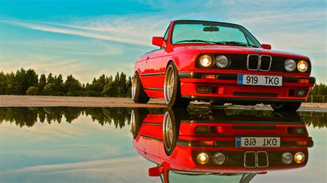 2224x1668 resolution | red BMW convertible coupe, car, BMW, reflection, BMW E30 HD wallpaper ...