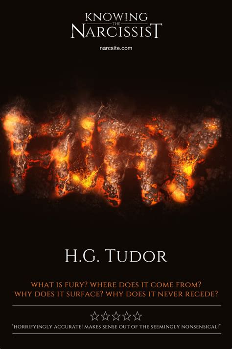 Fury Hg Tudor Knowing The Narcissist The World S No 1 Resource About Narcissism