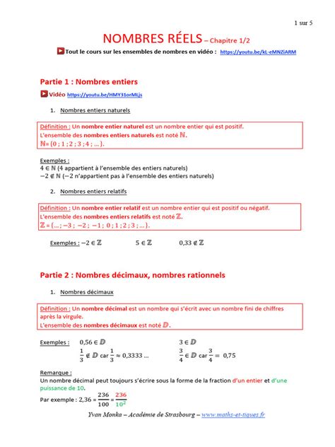 Comprendre Les Nombres Entiers Relatifs Identifier 5 Comme Un Nombre