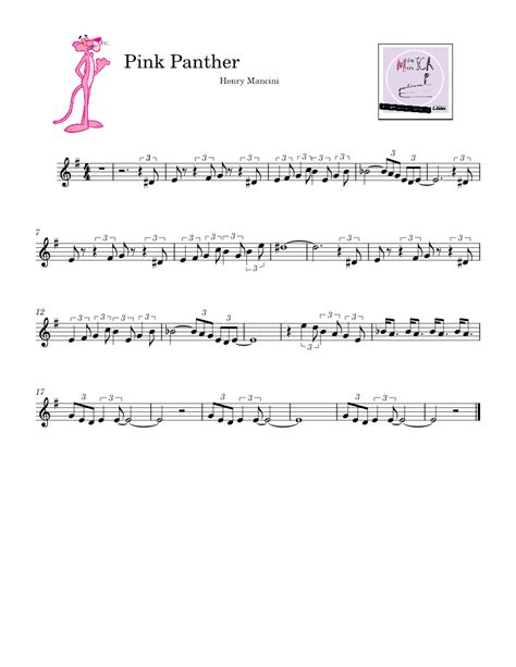 Pink Panther Theme Song Violin Sheet Music