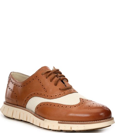 Cole Haan Mens ZerØgrand Remastered Colorblock Wingtip Oxfords Dillards