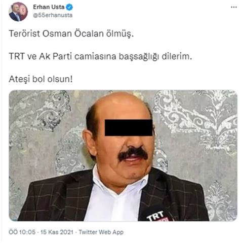 Y Parti Den Akp Ve Trt Ye Osman Calan I In Ba Sa L Mesaj