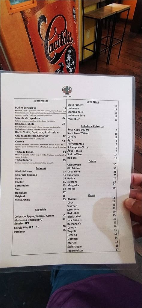 Menu em Empório Nordestino restaurante São Paulo Largo Da Matriz De