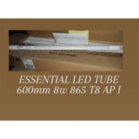 Jual PHILIPS ESSENTIAL LEDTUBE 600mm 8W 865 T8 Shopee Indonesia