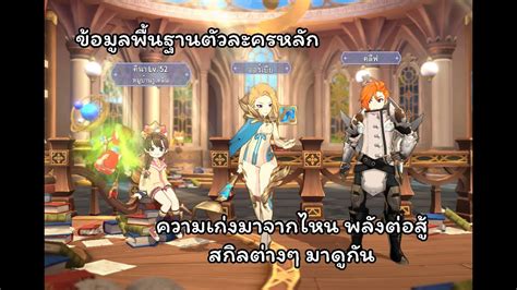 [summoners War Chronicle] มารู้จักซัมมอนเนอร์ ตัวละครหลัก ของเรากัน