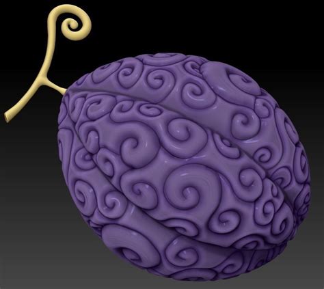 Awa Awa No Mi One Piece Devil Fruit Base 3d Model 3d Printable