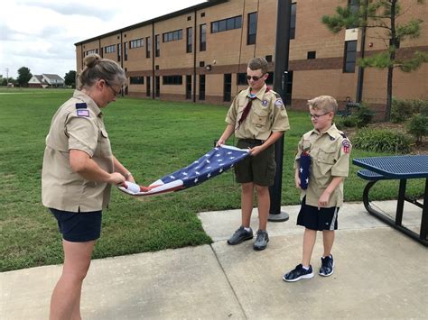 Bms Flag Retirement Bixby Middle School