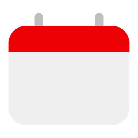 Calendar Basic Straight Flat Icon