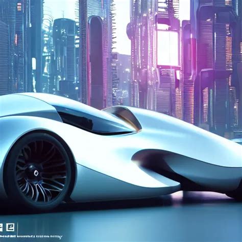 Cyberpunk Bugatti Concept Inspired Sports Car Stable Diffusion