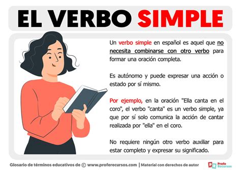 Qu Es Un Verbo Simple