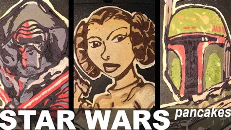 Star Wars Pancake Art Youtube
