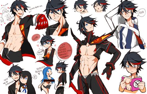 The Big Imageboard Tbib 2girls Abs Animeandcartoonfan Black Hair Blue Eyes Blue Hair Blush