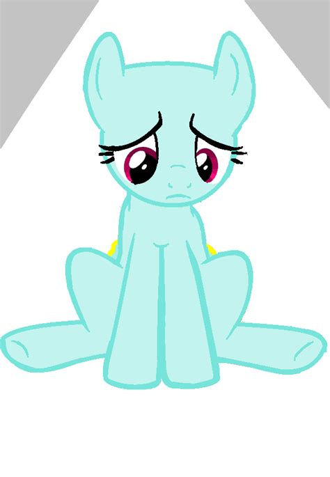 Sad Base Is Sad Pony Base By Irdinahaiza On Deviantart