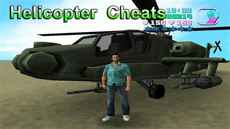 Gta Vice City Helicopter Cheat Code Mod Pc Youtube