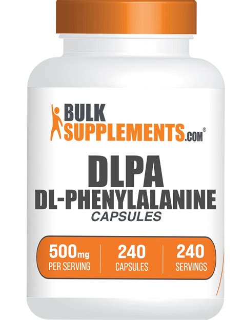 BulkSupplements.com DL-Phenylalanine Capsules (240 ct) - Walmart.com