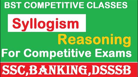 Syllogism Reasoning Syllogism Reasoning Tricks For Competitive